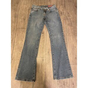 Seven 7 Jeans Womens 29 x 32 Blue Denim Flare Medium Wash
